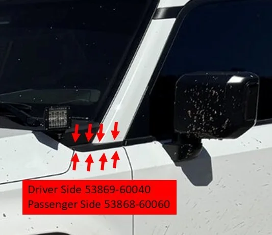 Ditch light fender trim piece.webp