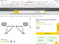 CIPA Universal Deluxe Door-Mount Mirrors - Qty 2 CIPA Mirrors 11650-2.webp