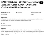 Fuel Line Disconnected while Driving (clip missing)