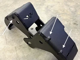 Rear Shock Skid plate and trailing arm plate -- Victory, RCI