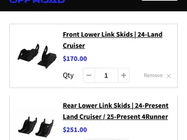 “Additional Skid Plates”