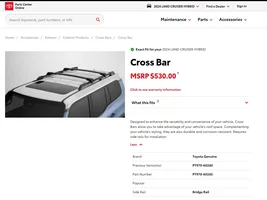 OEM Roof Rails + Cross Bars for Sale - SA, TX Area