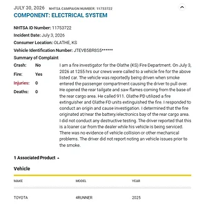 4Runner 7.30.36 Electrical Fire.webp